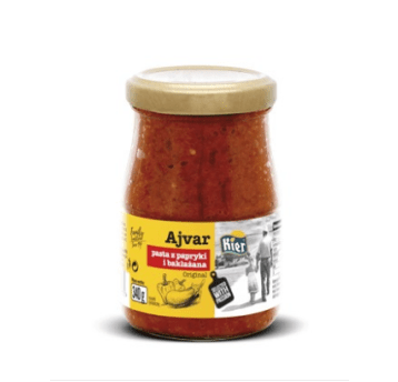 KIER AJVAR pasta z papryki i bakłażana 370ml