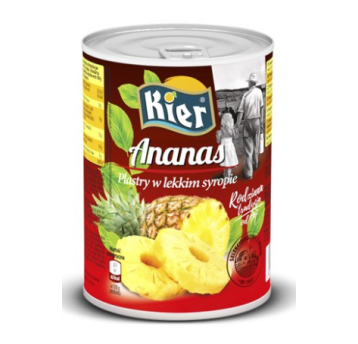 KIER Ananas plaster 565g/340g K/24