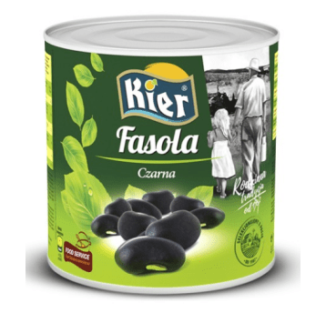 KIER Fasola Czarna z zalewie 2500/1500g GASTRO