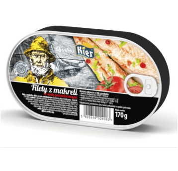 KIER Filety z makreli w pomidorach 170g K/12