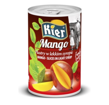 KIER Mango plastry w syropie 425g/230g K/24