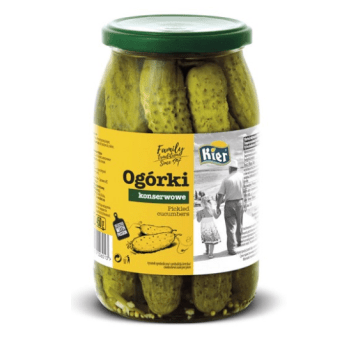 KIER Ogórki konserwowe 0,9l 850/450g K/8szt