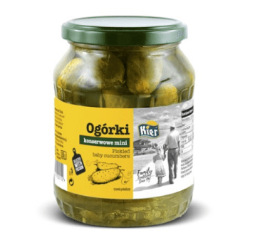 KIER Ogórki Mini 680/350g konserwowe