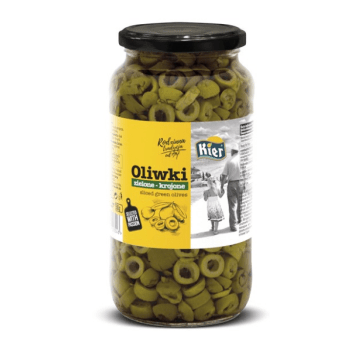 KIER Oliwki zielone krojone 935ml 935/510g