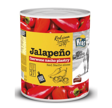 KIER Papr. jalapeno plast CZERWONA 3000/1560g