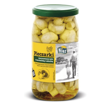 KIER Pieczarki całe marynowane 900ml/850g/500g