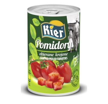 KIER Pomidory kostka b.skóry 400g/240g PELATI K/12
