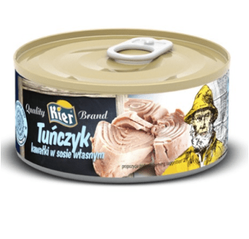KIER Tuńczyk w sosie własnym kawałki 170g