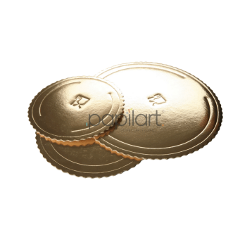 Krążki złote 24cm microtriplo/ Podk EB