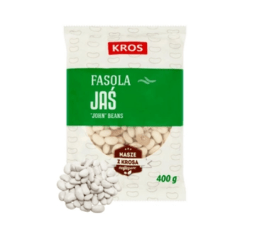 KROS Fasola jaś 400g WOREK K/11