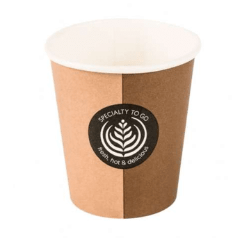 Kubek KAWA NOWY 250ml A'80 HUHTAMAKI K/25opak