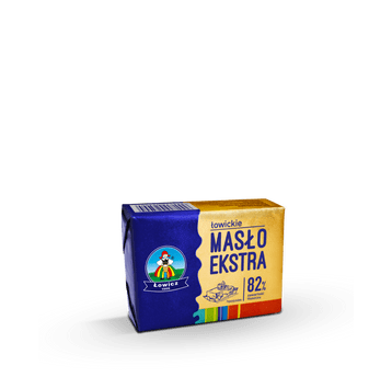 ŁOWICZ Masło Extra 82% 200g KOSTKA k/50