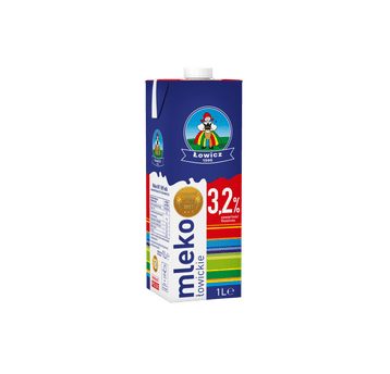 ŁOWICZ Mleko UHT 3,2% 1L Premium K/12