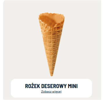 MAD Wafle rożek deserowy MINI Art30 /320szt/K