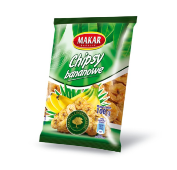 MAKAR Chipsy BANANOWE 1kg K/10szt