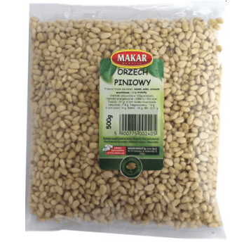 MAKAR Orzech piniowy 500g K/10 szt.
