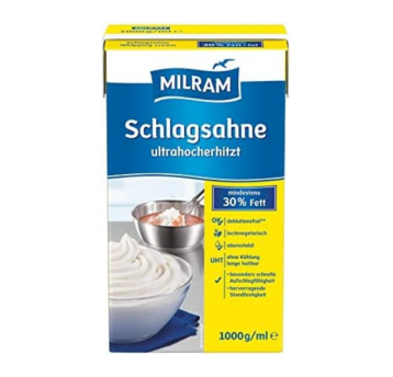 MLEKOMA Śmietanka UHT 30% 1 L MILRAM K/12