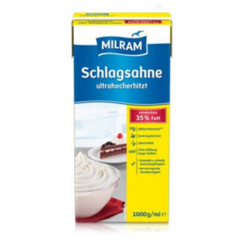 MLEKOMA Śmietanka UHT 35% 1 L MILRAM K/12