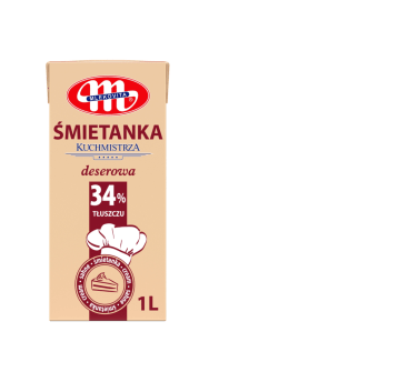 MLEKOVITA Śmietanka UHT kuchmistrza 34% 1L HR