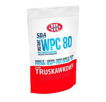 MLEKOVITA WPC 80% konc. TRUSKAWKA SBA 700g WOREK