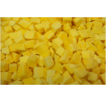 * MR Brzoskwinia kostka 1kg KINGFOOD