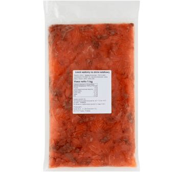 * MR Łosoś B/S wędzony, sałatkowy vac 10x1kg