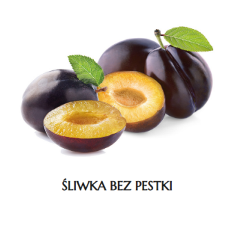 * MR LUZEM Śliwka drylowana mechani. 10KG ADMAT