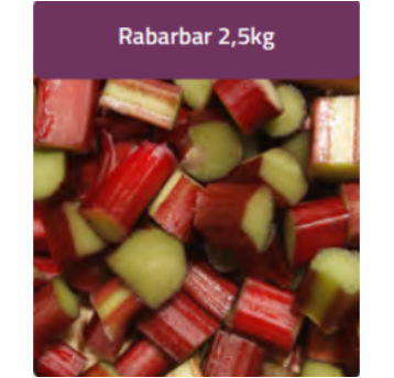 * MR Rabarbar K/4x2,5 kg KINGFOOD