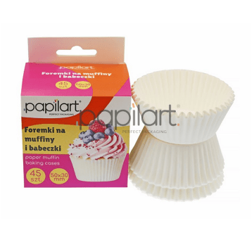 PAPILART Foremka na muffiny 50x30mm A'45szt