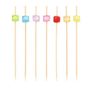PAPSTAR 84674 Fingerfood patyczki 12cm SQUARE K/10