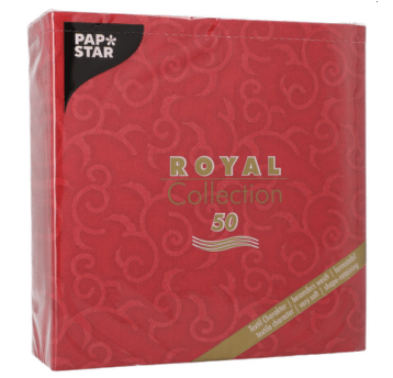 PAPSTAR 84880 Serw. ROYAL bordowy CASALI A'50