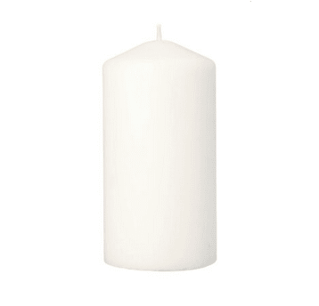 PAPSTAR 86874 Świeca walec 80x150 biała K/6