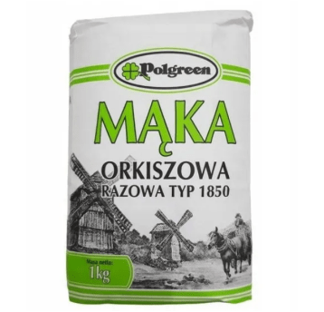 POLGREEN Mąka ORKISZOWA 1850 1kg K/10szt