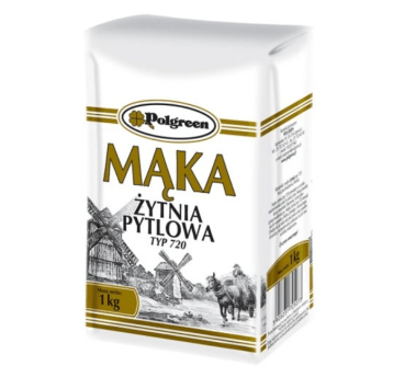 POLGREEN Mąka ŻYTNIA 720 1 kg PYTLOWA K/10szt
