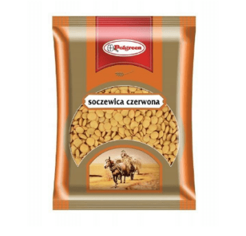 POLGREEN Soczewica Czerwona 500g K/14szt