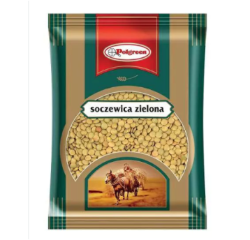 POLGREEN Soczewica Zielona 500g K/14szt