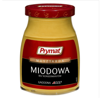 PRYMAT Musztarda MIODOWA 185g K/9