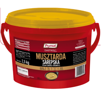 PRYMAT Musztarda sarepska 2,5kg
