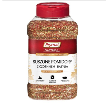 PRYMAT Pomidor susz z czosn i bazylią 350g PET K/6