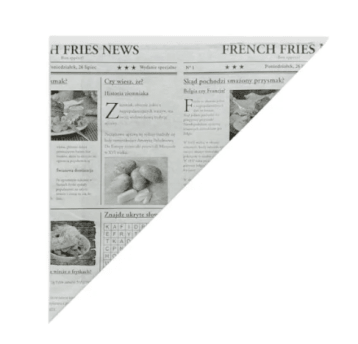 Rożek do frytek serwetka 200g A'200 GAZETA