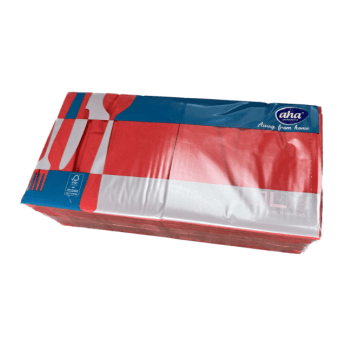 Serwetka AHA 2w 24cm CZERWONA A'200 K/10