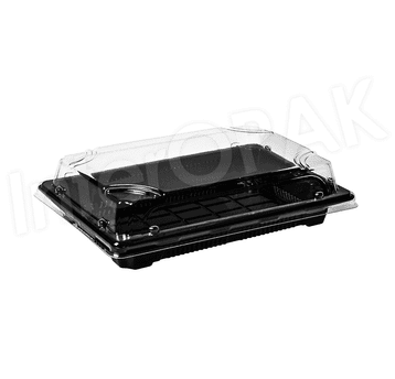 Tacka SUSHI R-PET KOMPLET 260/190/45 HP11 A'50
