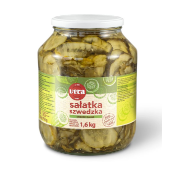 VERA Sałatka szwedzka 1600/750g SŁÓJ K/3