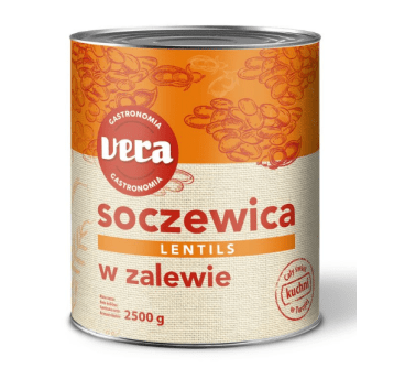 VERA Soczewica Puszka 2500/1500g