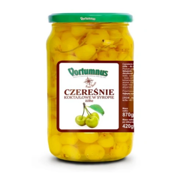 VT Czereśnie koktajlowe żółte 870g