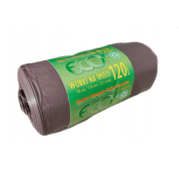 Worki na śmieci LDPE 120L A'25 K/20