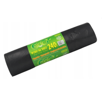 Worki na śmieci LDPE 240L A'10 K/20