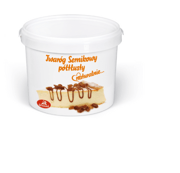 WRZOSEK Twaróg Sernikowy Półtłusty 4% - 10kg.